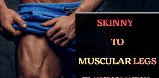 Skinny to muscular leg