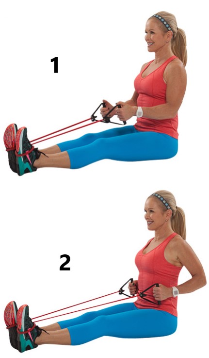 Seated Resistance Band Row